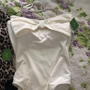 NWT!! Kate Spade one piece Bow swimsuit